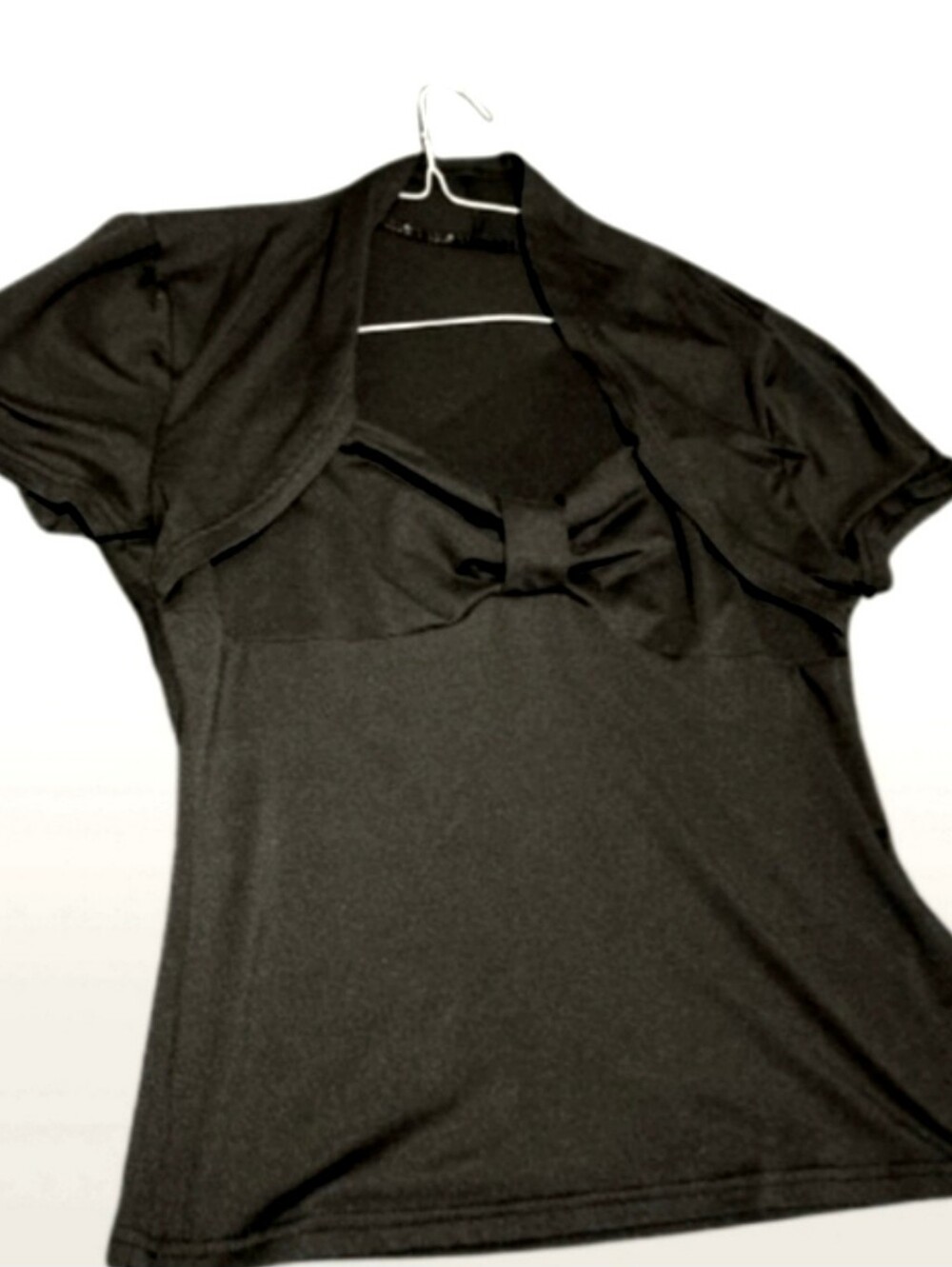 ❗Black Sweetheart Retro Style Top Large❗
